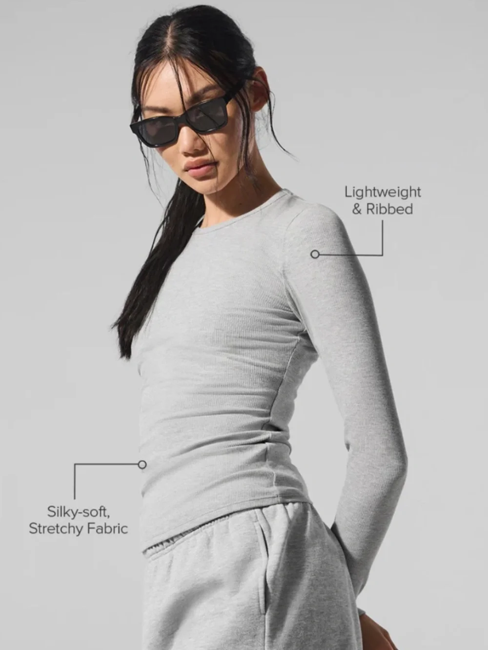 Ribbed Modal Long Sleeve